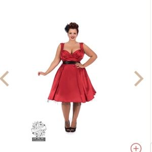 Hearts and roses sweetheart dress